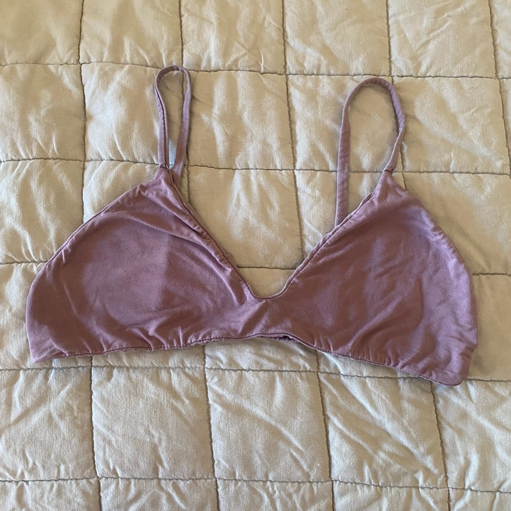 Stella Low Cut Bra - Hara the Label - Plum